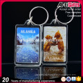 Manufacturer acrylic keyring clear blank photo acrylic keyring